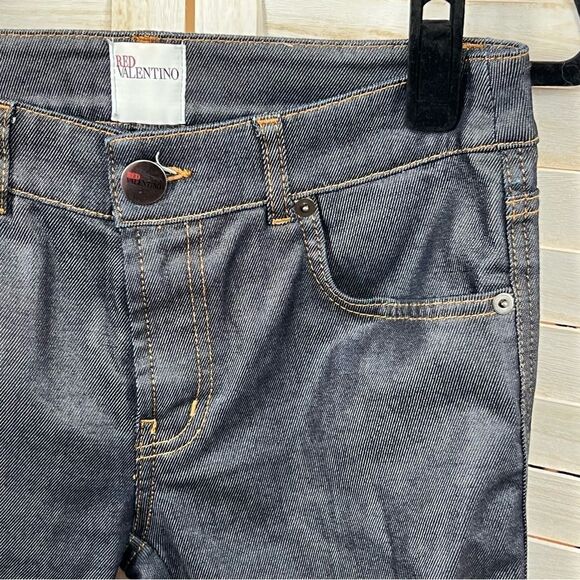 Red Valentino Premium Denim Jeans 26 - Picture 3 of 12